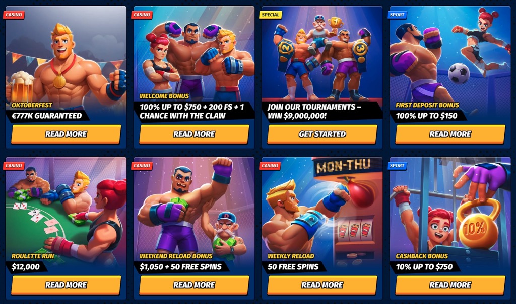 Canadian Casino Bonus Example Screenshot