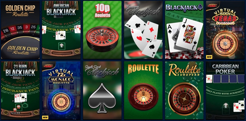Canadian Casino Games Example Screenshot